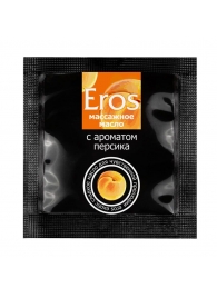 Саше массажного масла Eros exotic с ароматом персика - 4 гр. - Биоритм - купить с доставкой в Екатеринбурге