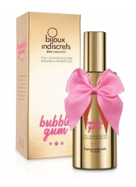 Гель с ароматом жвачки Bubblegum 2-in-1 Scented Silicone Massage And Intimate Gel - 100 мл. - Bijoux Indiscrets - купить с доставкой в Екатеринбурге