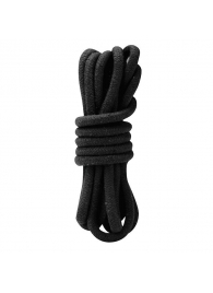 Черная хлопковая веревка для связывания - 3 м. - Lux Fetish - купить с доставкой в Екатеринбурге