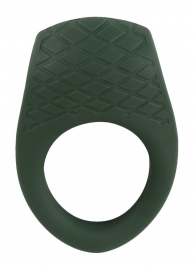 Зеленое эрекционное виброкольцо Luxurious Vibro Cock Ring - Orion - в Екатеринбурге купить с доставкой