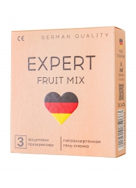 Ароматизированные презервативы EXPERT Fruit Mix - 3 шт. - Expert - купить с доставкой в Екатеринбурге