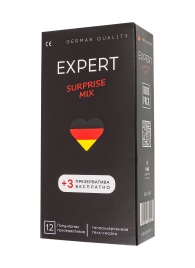 Презервативы EXPERT Surprise Mix - 12 шт.(+3 в подарок) - Expert - купить с доставкой в Екатеринбурге