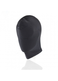 Черный текстильный шлем без прорезей для глаз - Notabu - купить с доставкой в Екатеринбурге