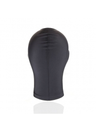 Черный текстильный шлем с прорезью для рта - Notabu - купить с доставкой в Екатеринбурге