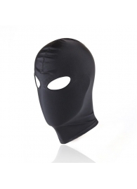 Черный текстильный шлем с прорезью для глаз - Notabu - купить с доставкой в Екатеринбурге