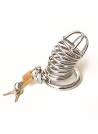 Серебристый металлический пояс верности с ключами - Notabu - купить с доставкой в Екатеринбурге