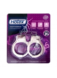 Серебристые металлические наручники Hotex - Сима-Ленд - купить с доставкой в Екатеринбурге
