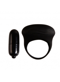 Черное вибрирующее эрекционное кольцо - Baile - в Екатеринбурге купить с доставкой