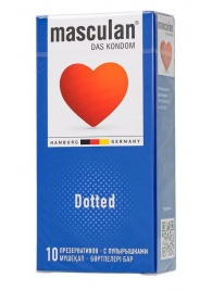 Презервативы с пупырышками Masculan Dotted - 10 шт. - Masculan - купить с доставкой в Екатеринбурге