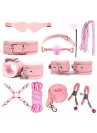 Розовый БДСМ-набор «Оки-Чпоки» из 11 предметов - Сима-Ленд - купить с доставкой в Екатеринбурге