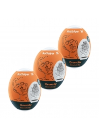 Набор из 3 мастурбаторов-яиц Satisfyer Crunchy - Satisfyer - в Екатеринбурге купить с доставкой