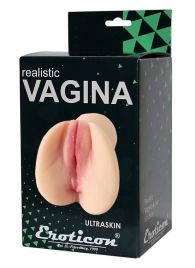 Телесный реалистичный мастурбатор-вагина и анус 3D - Eroticon - в Екатеринбурге купить с доставкой