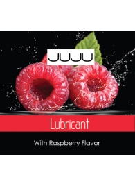 Пробник съедобного лубриканта JUJU с ароматом малины - 3 мл. - JuJu - купить с доставкой в Екатеринбурге
