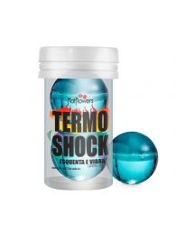 Интимный гель Termo Shock Hot Ball с разогревающе-покалывающим эффектом (2 шарика по 3 гр.) - HotFlowers - купить с доставкой в Екатеринбурге