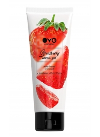 Лубрикант на водной основе OYO Aroma Gel Strawberry с ароматом клубники - 75 мл. - OYO - купить с доставкой в Екатеринбурге