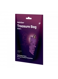 Фиолетовый мешочек для хранения игрушек Treasure Bag L - Satisfyer - купить с доставкой в Екатеринбурге