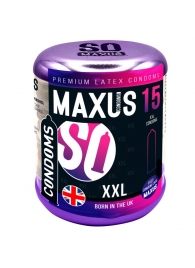 Презервативы Maxus XXL увеличенного размера - 15 шт. - Maxus - купить с доставкой в Екатеринбурге
