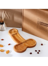 Деревянное блюдо для подачи в форме члена (32,5 х 20 х 1,7 см) - Сима-Ленд - купить с доставкой в Екатеринбурге