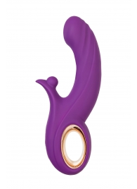 Фиолетовый вибратор Julli с функций Up Down - 20,5 см. - JOS купить в Екатеринбурге с доставкой в Orgasmix.ru Фиолетовый вибратор Julli с функций Up Down - 20,5 см. - JOS