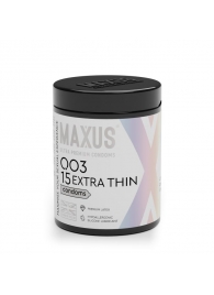 Экстремально тонкие презервативы MAXUS 003 Extra Thin - 15 шт. - Maxus - купить с доставкой в Екатеринбурге