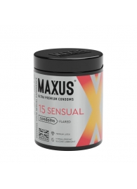 Анатомические презервативы MAXUS Sensual - 15 шт. - Maxus - купить с доставкой в Екатеринбурге