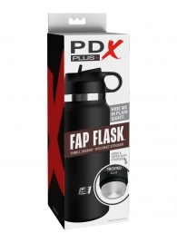 Черный мастурбатор в виде бутылки Fap Flask - Pipedream - в Екатеринбурге купить с доставкой