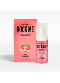 Жидкий вибратор Nuei Rock Me! с ароматом клубники - 20 мл. - Nuei cosmetics - купить с доставкой в Екатеринбурге