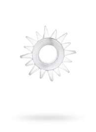 Прозрачное гелевое эрекционное кольцо-солнце - Toyfa Basic - в Екатеринбурге купить с доставкой