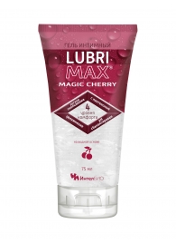 Интимный гель-смазка на водной основе Lubrimax Magic Cherry - 75 мл. - ИнтелБИО - купить с доставкой в Екатеринбурге