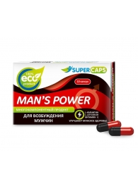 Возбуждающее средство Man’s power - 10 капсул (+1 в подарок) - SuperCaps - купить с доставкой в Екатеринбурге
