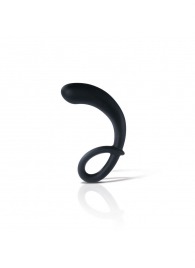 Черный массажер простаты Curving Curt - 13 см. - MyStim - купить с доставкой в Екатеринбурге