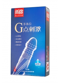 Ультратонкие презервативы Elasun G-spot stimulation с ребрами и точками - 10 шт. - Elasun - купить с доставкой в Екатеринбурге