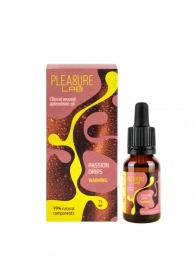 Капли с согревающим эффектом Passion Drips Warming - 15 мл. - Pleasure Lab - купить с доставкой в Екатеринбурге