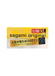 Презервативы увеличенного размера Sagami Original 0.02 XL-size - 12 шт. - Sagami - купить с доставкой в Екатеринбурге