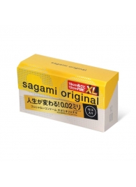 Презервативы увеличенного размера Sagami Original 0.02 XL-size - 12 шт. - Sagami - купить с доставкой в Екатеринбурге