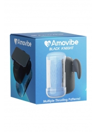 Инновационный робот-мастурбатор Black Knight с функцией пенетрации - Amovibe - в Екатеринбурге купить с доставкой