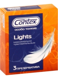 Особо тонкие презервативы Contex Lights - 3 шт. - Contex - купить с доставкой в Екатеринбурге