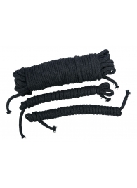 Чёрные хлопковые верёвки для бондажа - Orion - купить с доставкой в Екатеринбурге