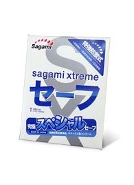 Презерватив Sagami Xtreme Ultrasafe с двойным количеством смазки - 1 шт. - Sagami - купить с доставкой в Екатеринбурге