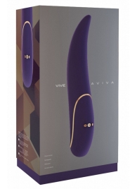 Фиолетовый вибратор Aviva с тонким кончиком - 19,8 см. - Shots Media BV