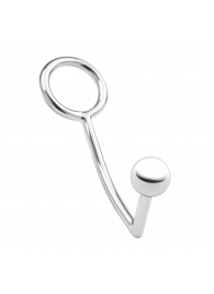 Кольцо на пенис с анальным стимулятором Stainless Steel Anal Hook   Cock Ring - BlueLine - в Екатеринбурге купить с доставкой