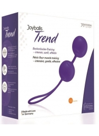 Фиолетовые вагинальные шарики Joyballs Trend - Joy Division