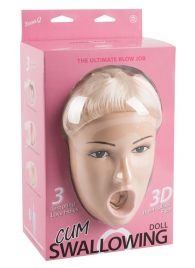 Надувная секс-кукла Cum Swallowing с вибрацией - NMC - в Екатеринбурге купить с доставкой
