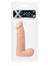 Телесный фаллоимитатор XSKIN 6 PVC DONG FLESH - 15,2 см. - Dream Toys
