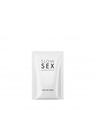 Полоски для орального секса Slow Sex Oral Sex Strips - 7 шт. - Bijoux Indiscrets - купить с доставкой в Екатеринбурге