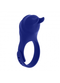 Синее эрекционное виброкольцо с клиторальной подушечкой и пультом ДУ Adjustable Fun Ring - Zero Tolerance - в Екатеринбурге купить с доставкой