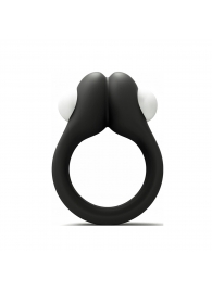 Черное эрекционное кольцо Zippy Vibrating Ring With Bullet - Adrien Lastic - в Екатеринбурге купить с доставкой