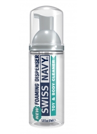 Очищающая пенка для игрушек и тела Toy   Body Cleaner Foamer - 47 мл. - Swiss navy - купить с доставкой в Екатеринбурге