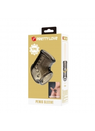 Дымчатая насадка на пенис и мошонку - Baile - в Екатеринбурге купить с доставкой