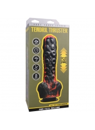 Черно-красная мини-машина на присоске Tendril Thruster - 21,6 см. - Doc Johnson - купить с доставкой в Екатеринбурге